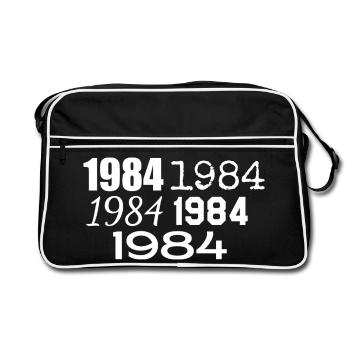 1984 - Sac Retro - noir/blanc - Devant