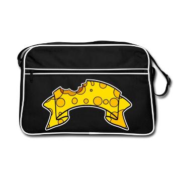 Banner Cheese - Retro Bag - black/white - Front