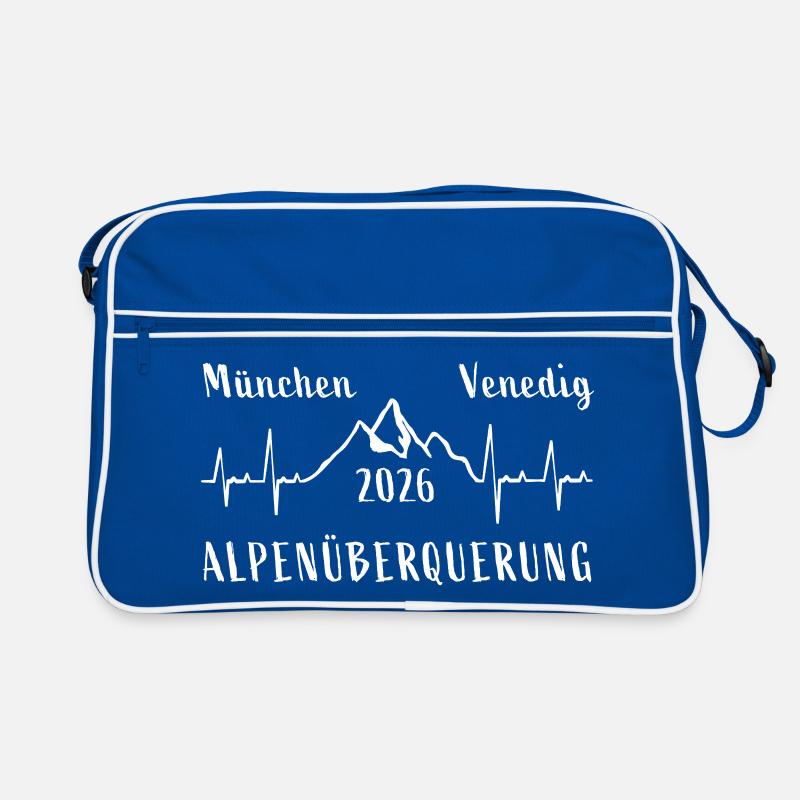Alpenüberquerung E5 2026 München Venedig Retro Tasche