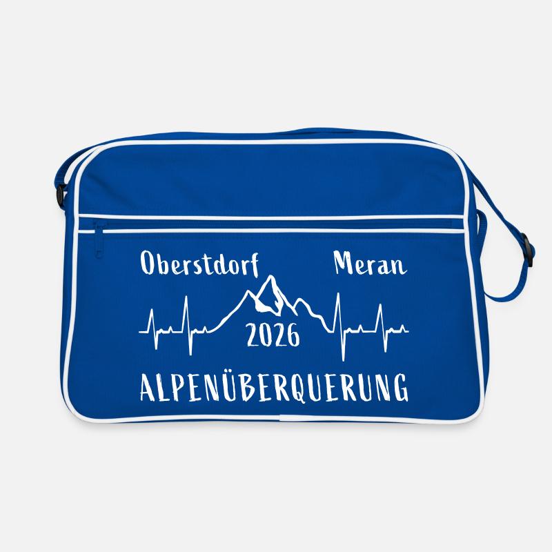 Alpenüberquerung 2026 Oberstdorf Meran E5 Retro Tasche
