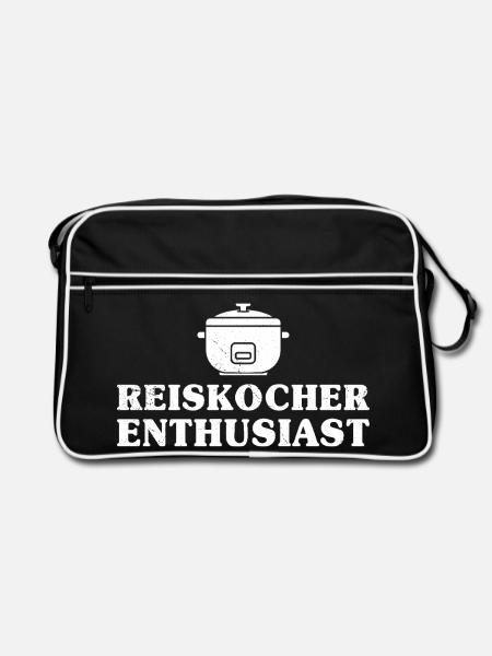 Cooking Rice Cooker ENTHUSIAST Fun - Retro Bag - black/white - Front