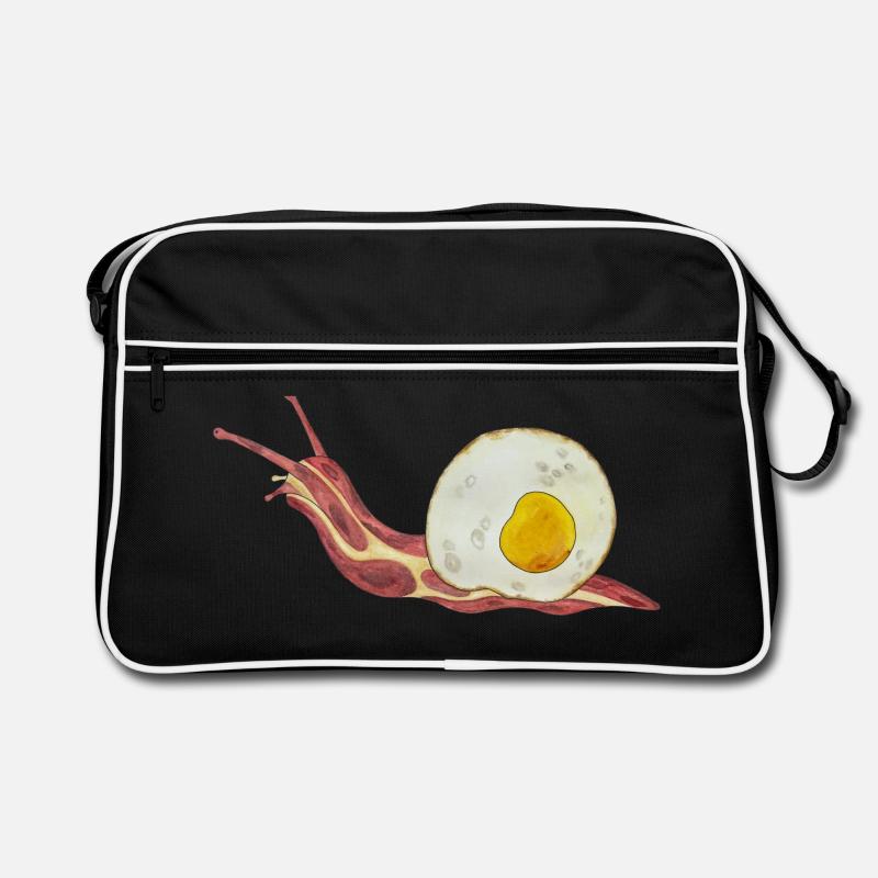Bacon Roll Bacon and egg Fried Egg Retro Bag