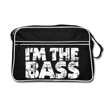 I'm the Bass Vintage White (FR) - Sac Retro - noir/blanc - Devant
