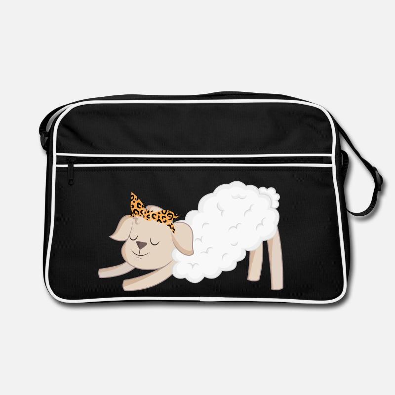 Schaf Schafe Retro Tasche