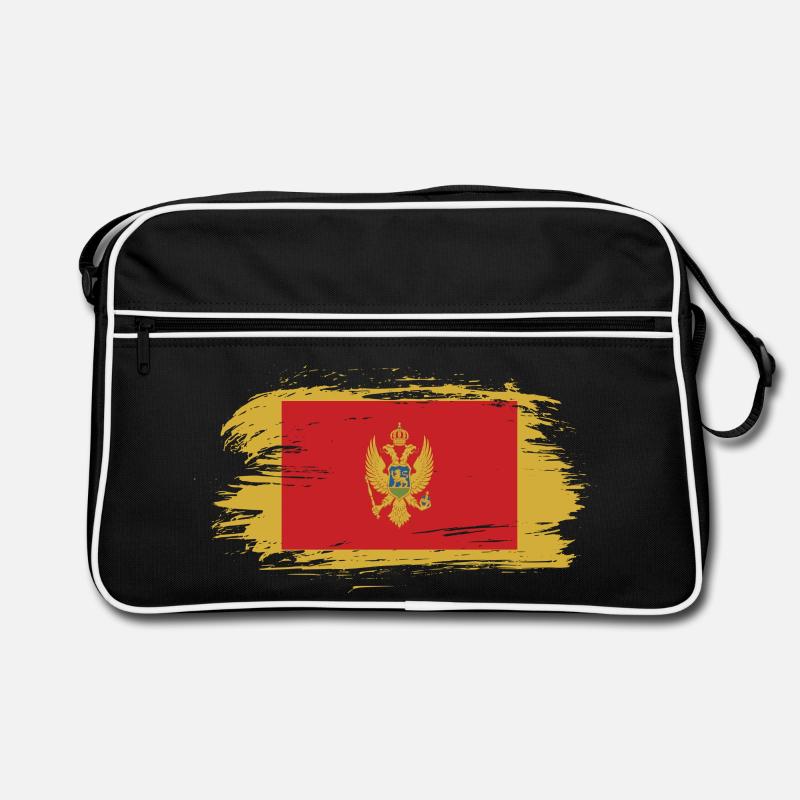 Drapeau vintage du Monténégro Sac Retro