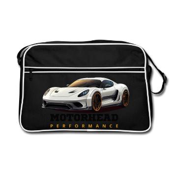 Performance Sports Car - Retro Bag - black/white - Front