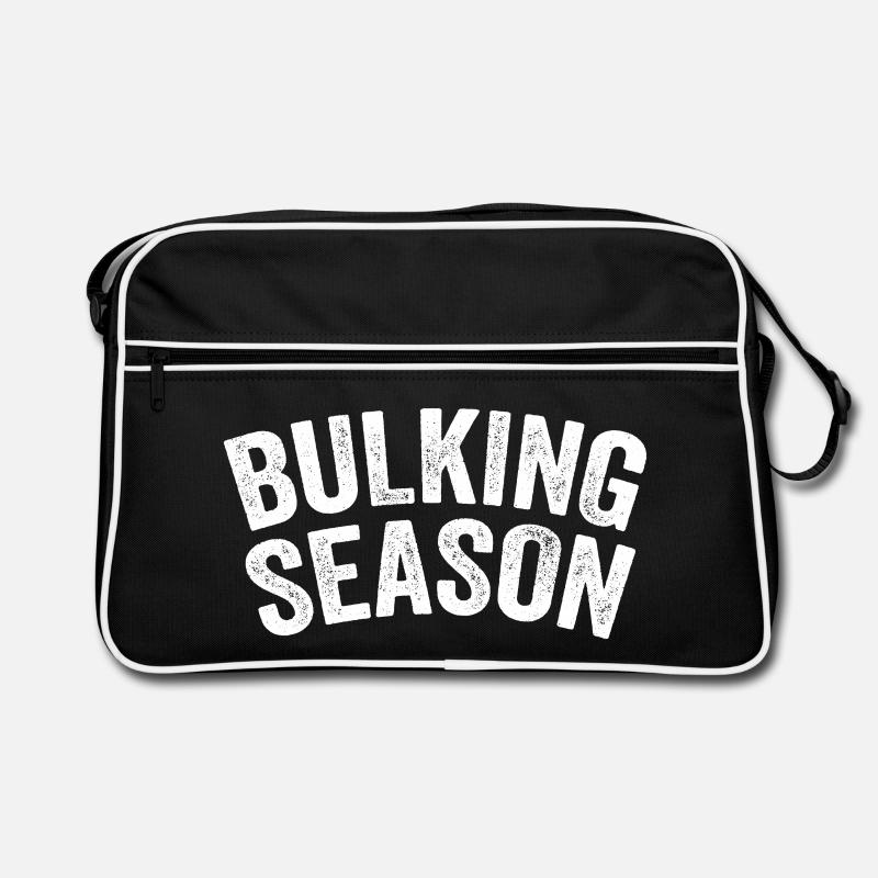 Saison de prise de masse Blanche Sac Retro