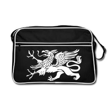 Rostock Griffin - Vogel Griffin - Retro Bag - black/white - Front