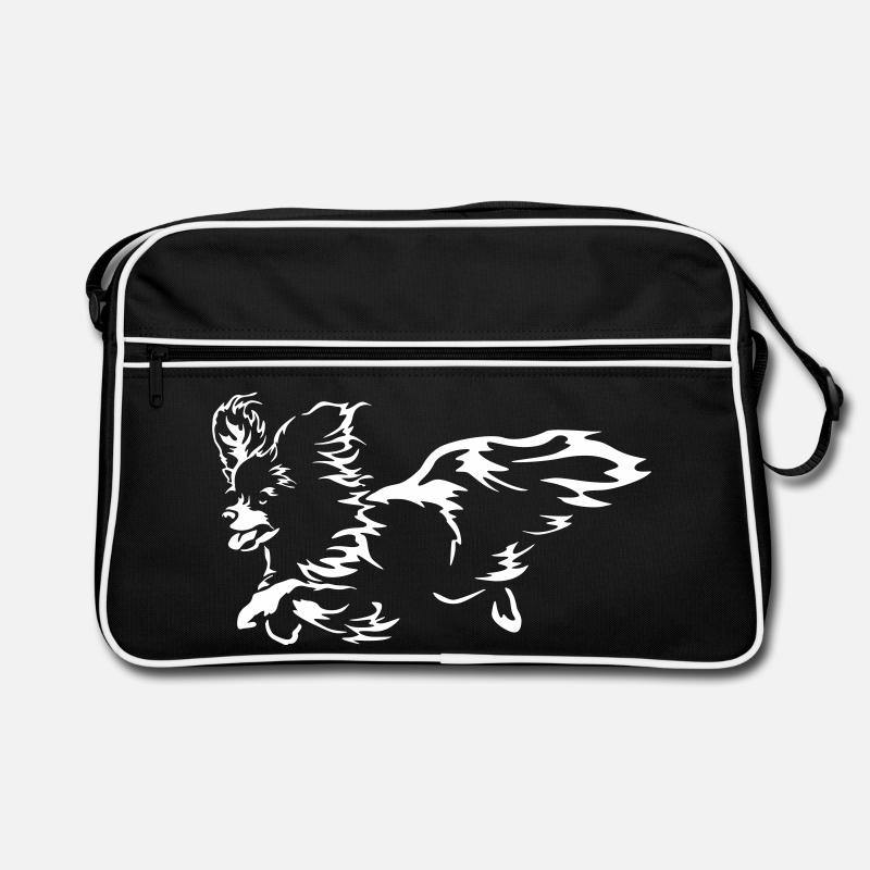 Papillon « Black Edition » - Sac Retro - noir/blanc