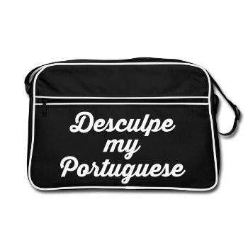 PORTUGAL Langue portugaise - Sac Retro - noir/blanc - Devant