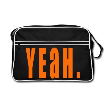 Yes - Retro Bag - black/white - Front