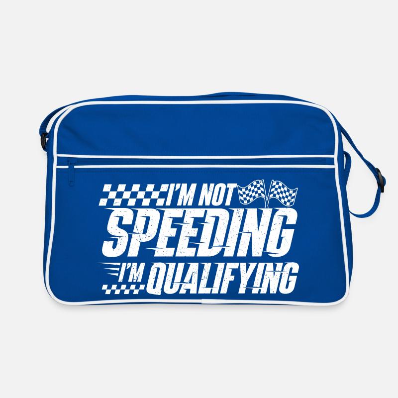 Je ne vais pas trop vite, je fais des qualifications en course de drift Sac Retro