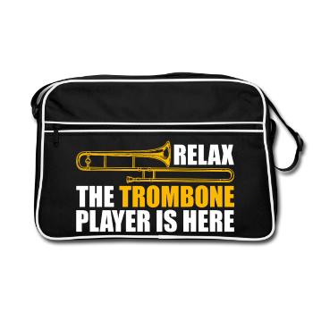 Relax Tromboniste Tromboniste Tromboniste - Sac Retro - noir/blanc - Devant