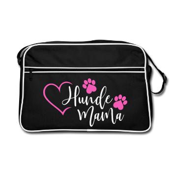 Chiens Maman Chien Maman Chien - Sac Retro - noir/blanc - Devant