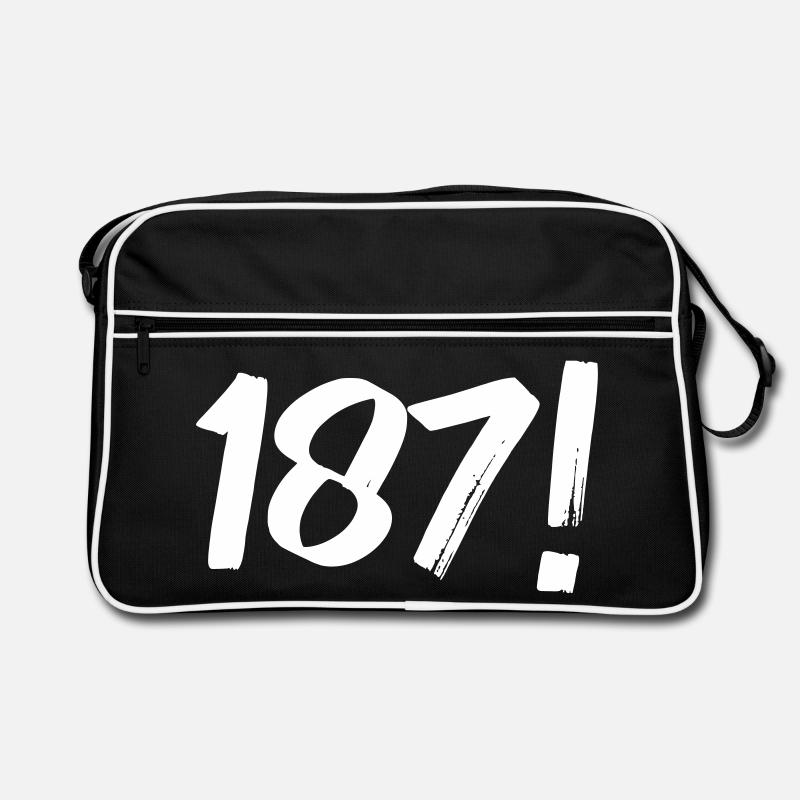 Numbers One Eight Seven Retro Bag