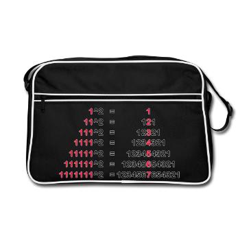 VALEUR DE PUISSANCE DE PAIEMENT PALINDROME 1x1 HIGH TWO CADEAU - Sac Retro - noir/blanc - Devant