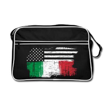 Stars and Tricolore Fusion - Retro Bag - black/white - Front