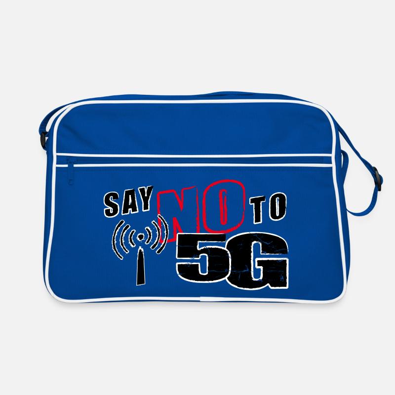 DITES NON À LA 5G - ALLÉGATION Sac Retro