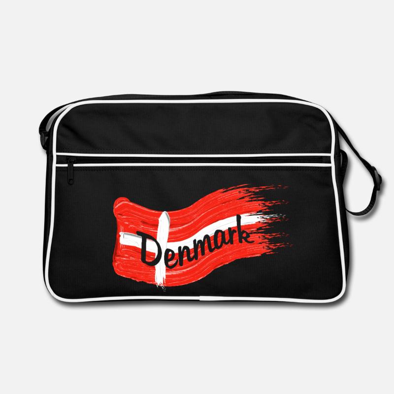 Drapeau danois Sac Retro