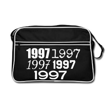 1997 - Sac Retro - noir/blanc - Devant