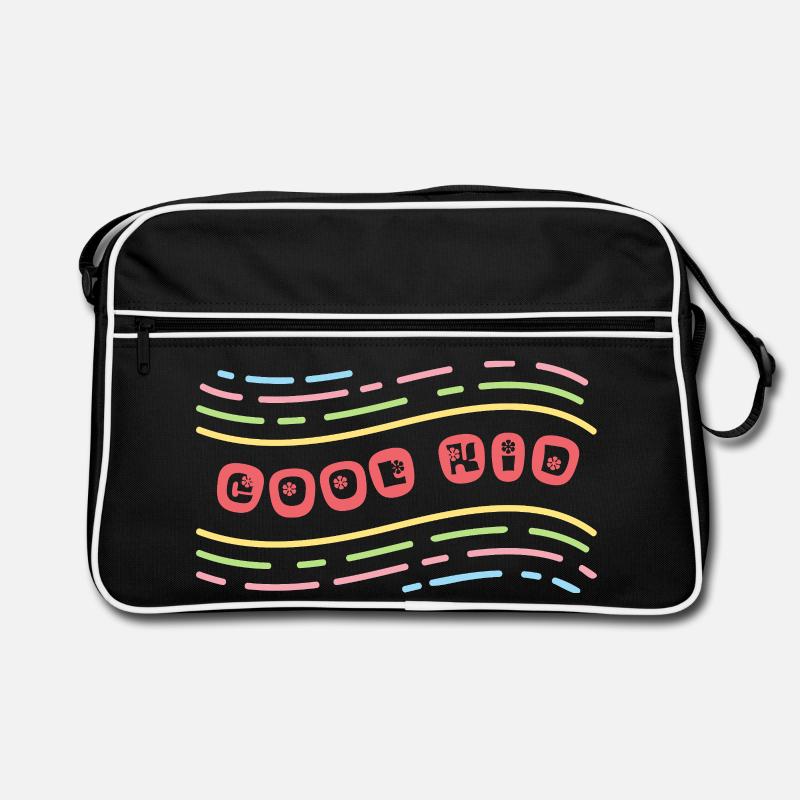 Cool Kid avec des Fleurs Sac Retro