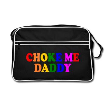 Choke me daddy - Sac Retro - noir/blanc - Devant