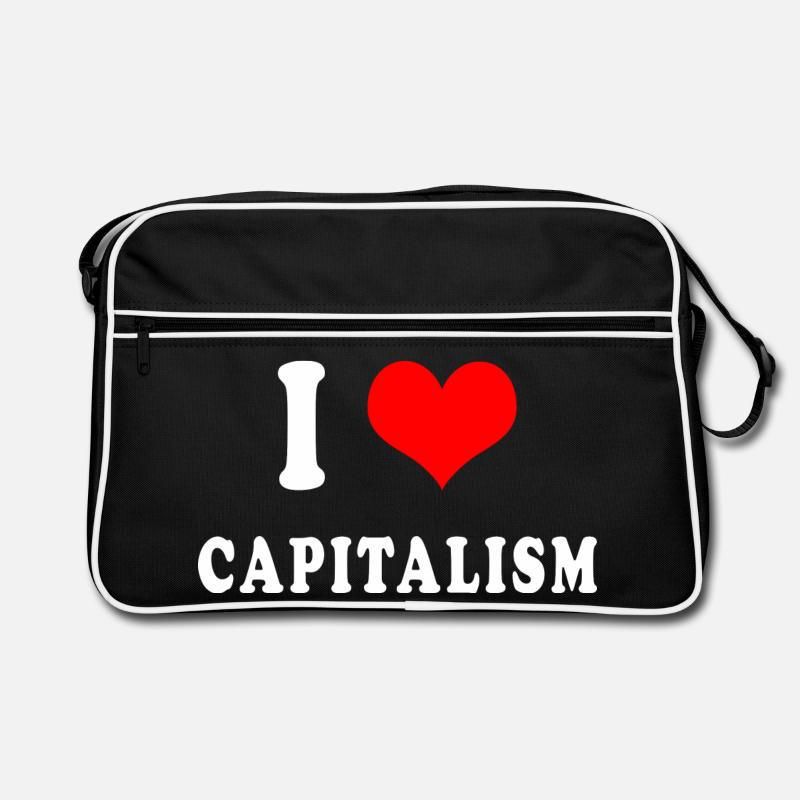 J'adore le capitalisme Sac Retro