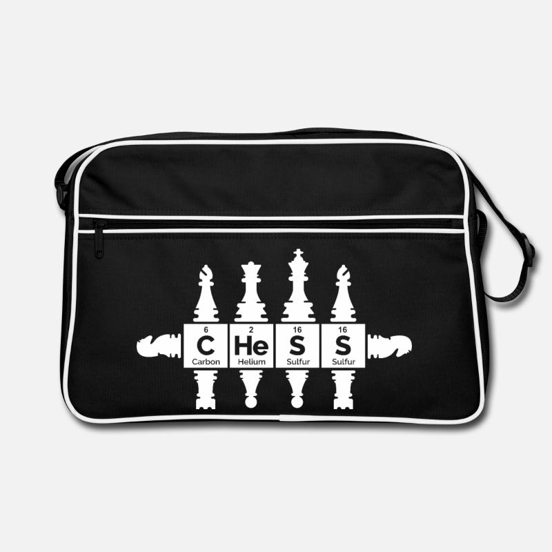 retro figures periodic table funny graphic icon Retro Bag