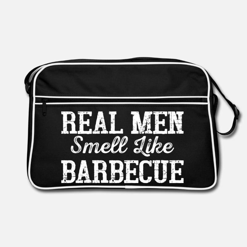Männer Duft Barbecue Spruch Retro Tasche