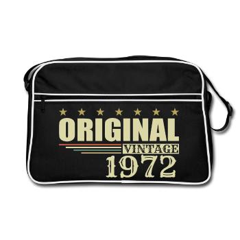 1972 Anniversaire 1972 - Sac Retro - noir/blanc - Devant