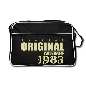 1983 Anniversaire 1983 - Sac Retro - noir/blanc - Devant