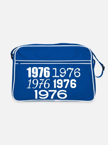 1976 - Retro Bag - blue/white - Front