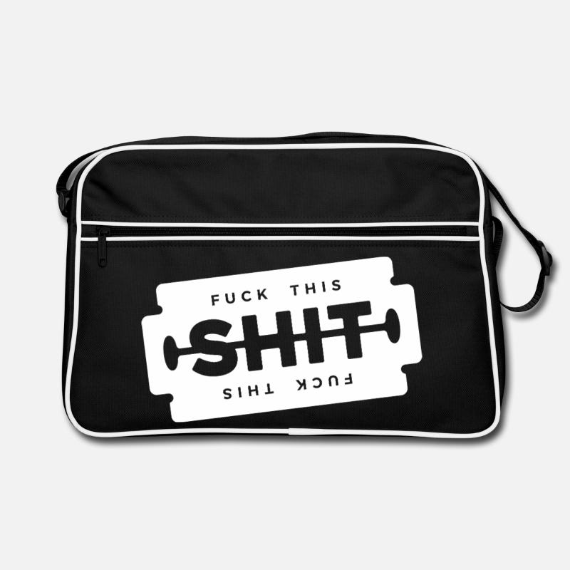 Merde cette lame de rasage Sac Retro