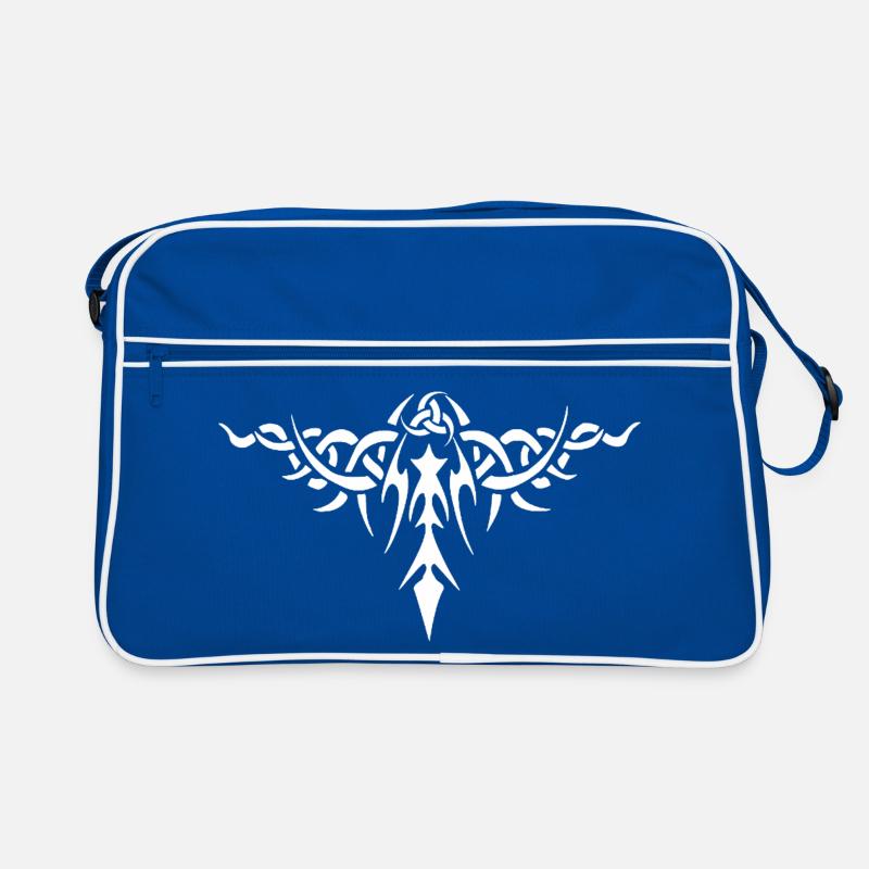 Symbole épineux (blanc) Sac Retro