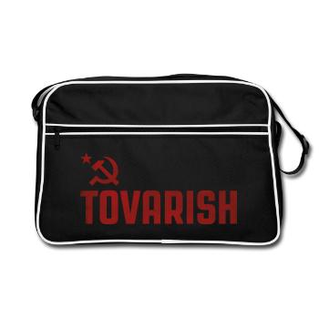 Tovarish - Sac Retro - noir/blanc - Devant