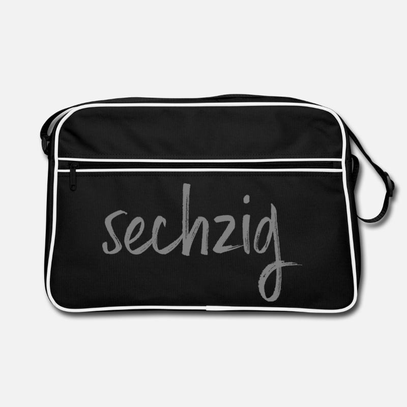 60 sechzig 60. Geburtstag Geschenk Retro Tasche