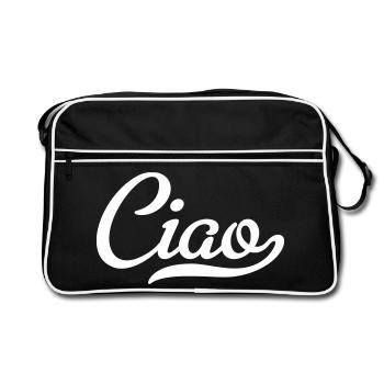 Ciao - Retro Bag - black/white - Front
