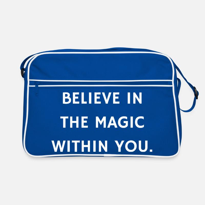 Empowering Inner Magic Typography Design Retro Bag