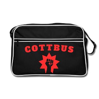 Cottbus - Retro Bag - black/white - Front