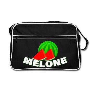 melon - Retro Bag - black/white - Front