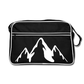 White Mountains - Retro Bag - black/white - Front