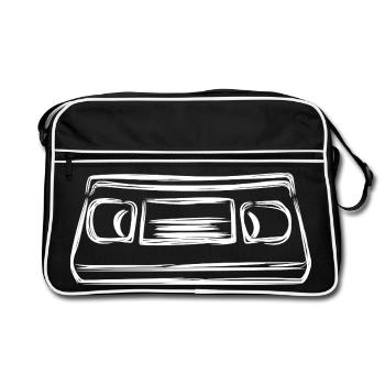 Video Cassette - Retro Bag - black/white - Front