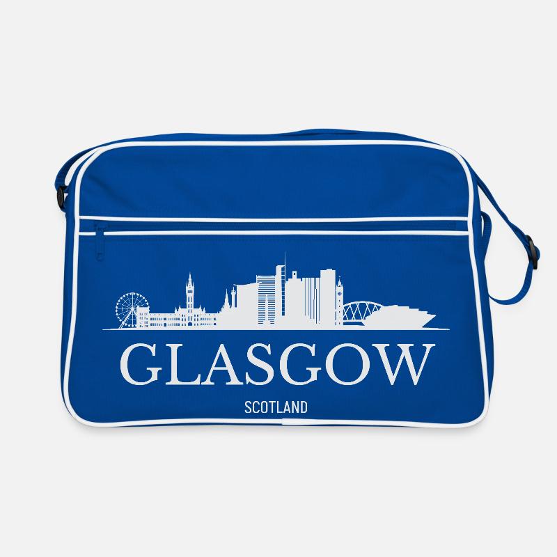 Glasgow Skyline, Glasgow, Écosse Sac Retro