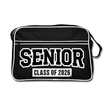 SENIOR CLASS OF 2026 Proud Graduates - Retro Bag - black/white - Front