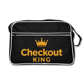 Checkout King Dart Crown Sport Outfit - Retro Bag - black/white - Front