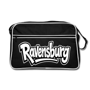 Collection d’éventail Ravensburg Heimat - Sac Retro - noir/blanc - Devant