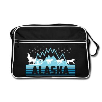 Alaska - Sac Retro - noir/blanc - Devant