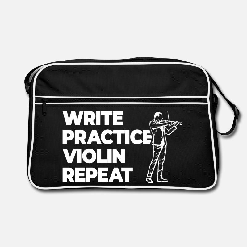 Writing Practice Repeating Violin Retro Bag
