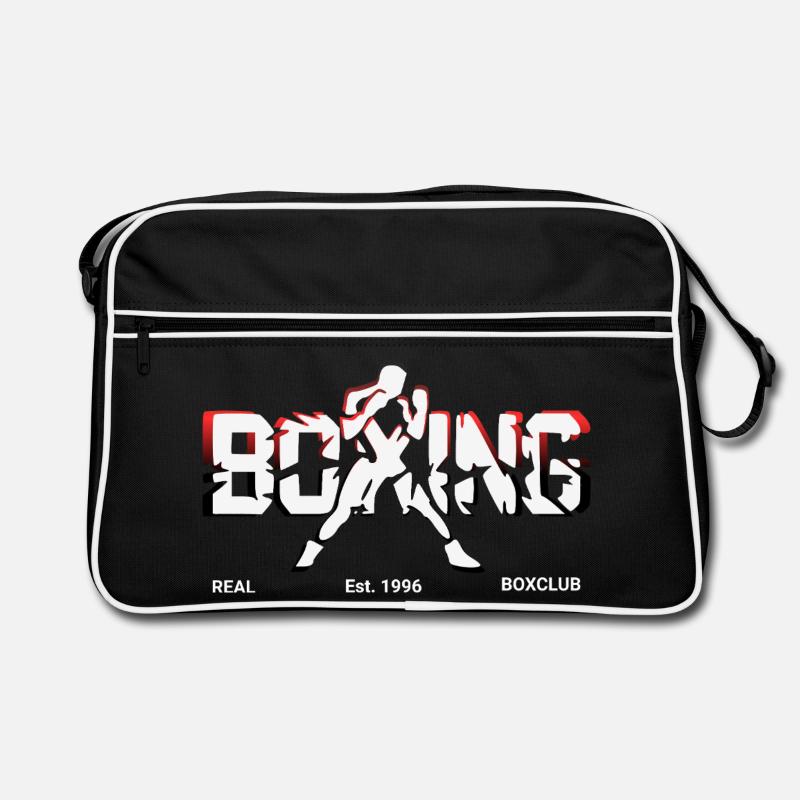 Logo boxe boxe Sac Retro
