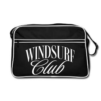 Club de planche à voile - Sac Retro - noir/blanc - Devant